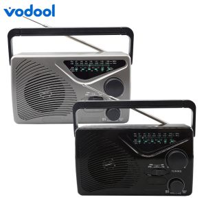 FM/AM/SW Radio Built in Speakers Portable Radio Battery Or Mains Powered for Travel Hiking Cycling