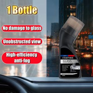Anti Fog For Car Windshield 90ml Car Glass Cleaner Helmet Rainproof Defogging Agent Windshield Anti Fog And Rain For Helmet And Glass Anti Fog For Windshield & Helmet 90ML Anti Fog For Car Glass-Side MirrorNano Coating Easy to Apply Long Lasting