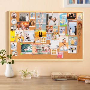 กระดานแฮนเมด กระดานไม้ก๊อก บอร์ดไม้ก๊อก แผ่น กระดานไม้ติดรูป กระดานปักหมุด เลือกขนาดด้านใน