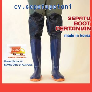 Sepatu Boot Petani & Nelayan: Anti Air & Panjang