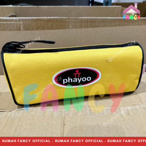 Tempat Pensil / Kotak Pensil Shin Toeng Bahan Kain Resleting ST 310 PHAYOO WARNA-WARNI / Tempat Pensil Wanita Pria Elegan Unik