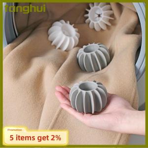 fanghui 5PCS Reusable Silicone Laundry Ball Clothes Hair Cleaning Tools Pet Hair Remover Washing Machine Cat Hair Catcher Laundry Ball