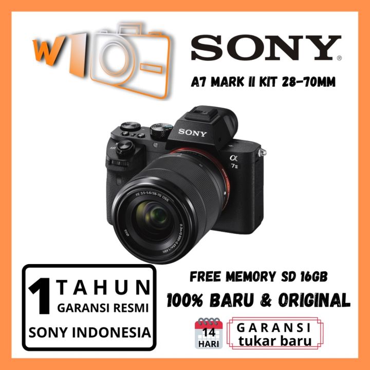KAMERA SONY Alpha Mark II Kit 28-70mm Sony A7II Kit Sony A7