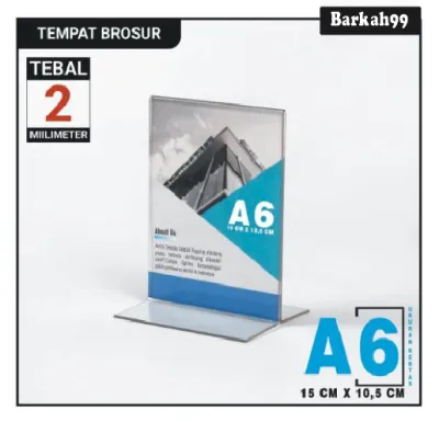 Paket Cetak Qris dan Stand Akrilik A5 A6 berdiri model T / model L print papan informasi laminasi include dudukan | cetak print stiker Qris custom (BISA REQUEST) | Qris payment