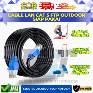 Kabel LAN 5 Meter CAT5e Outdoor FTP Tahan Cuaca