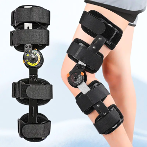 READY TAFFSPORT Deker Alat Terapi penyangga Penopang lutut dan sandi cedera sakit Adjustable Knee