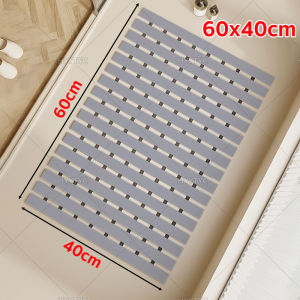 แผ่นกันลื่นห้องน้ํา แผ่นระบายน้ำ 60*90/40cm กันความชื้น กันลื่น