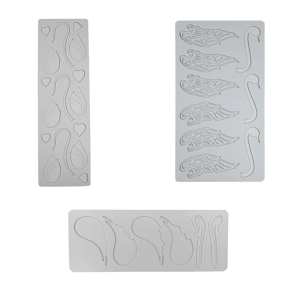 Khuôn silicon ren kết cấu Mat cupcakes Sugarcraft tấm nghiền bột khuôn nhà bếp bakewares món tráng miệng Phụ kiện làm bánh