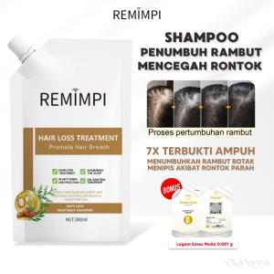 REMIMPI SHAMPOO PENUMBUH RAMBUT CEPAT SHAMPOO RAMBUT RONTOK ORIGINAL 100% BPOM REMIMPI SHAMPOO PENUMBUH RAMBUT BOTAK PRIA DAN WANITA SHAMPOO RAMBUT RONTOK PARAH WANITA