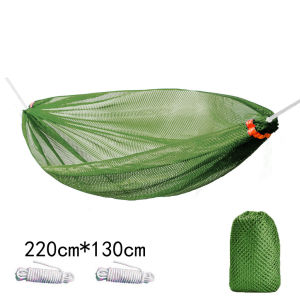 Ice Silk Mesh Hammock Outdoor Camping Beach Travel Tree Hanging Swing Bed  Endui Buaian Gantung Tidur