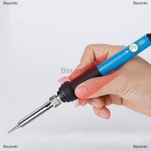 [COD] Bsuimki Mini Soldering Iron Adjustable Temperature Electric Solder Iron Rework Station Mini Handle Heat Pencil Welding Repair Tools 60W