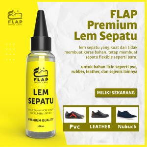 FLAP Lem Sepatu Kulit Premium Super Kuat 100ml