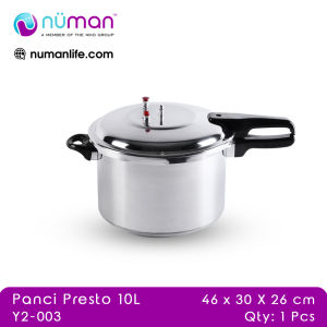 Numan - Panci Presto 10 Liter dengan Steamer