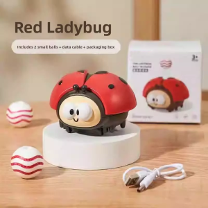 SG STOCK Cute Ladybug Floating Ball Toy Early Educational Toys Baby Concentration Training Toy For Kids Boys Girls Gifts