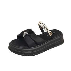Free Shipping Thick-Soled Height-Increasing Sandals For Women Perfect For Summer Wear Versatile With Dresses New Style Chic And Can Be Worn In Two Different Ways Ideal For The Beach