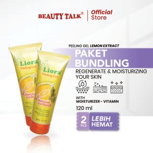 [ Bundling Hemat ] LIORA Peeling Gel Lemon (2 pcs) - 120 ML