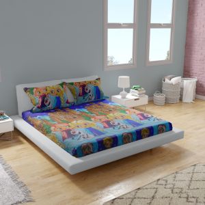 Sprei Set Sarung Bantal dan Guling Motif Terbaru Ukuran Komplit 90x200cm Sampai 200x200cm