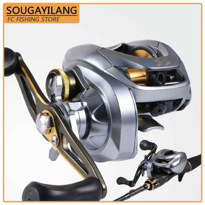Sougayilang【COD】High Quality Bass Gear Ratio Baitcasting