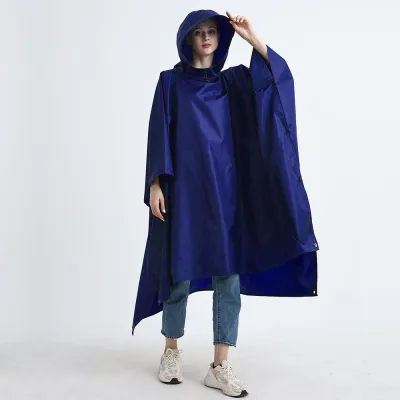 【Cheapest price】2Pcs High Quality Poncho Raincoat Motorcycle Bicycle Poncho Makapal Kapote Waterproof Rain Coat Adult And Free Size Men Women Raining Poncho For Fishing Bicycle Unisex Rain Coats Buy 1 Take 1