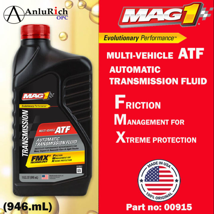 MAG 1 Multi-Vehicle Automatic Transmission Fluid (ATF) PART NO: 00915 ...