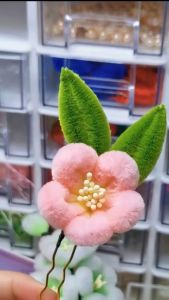 10mm*13M Super Thick fuzzy wire Velvet Pipe Cleaner Hairpin Flower Barrettes DIY Handmade Material