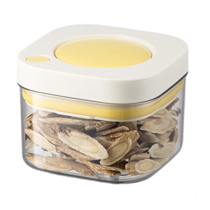 Press To Seal Vacuum Jar for Efficient Preservation Clear Storage Canister Transparent Sealed Container