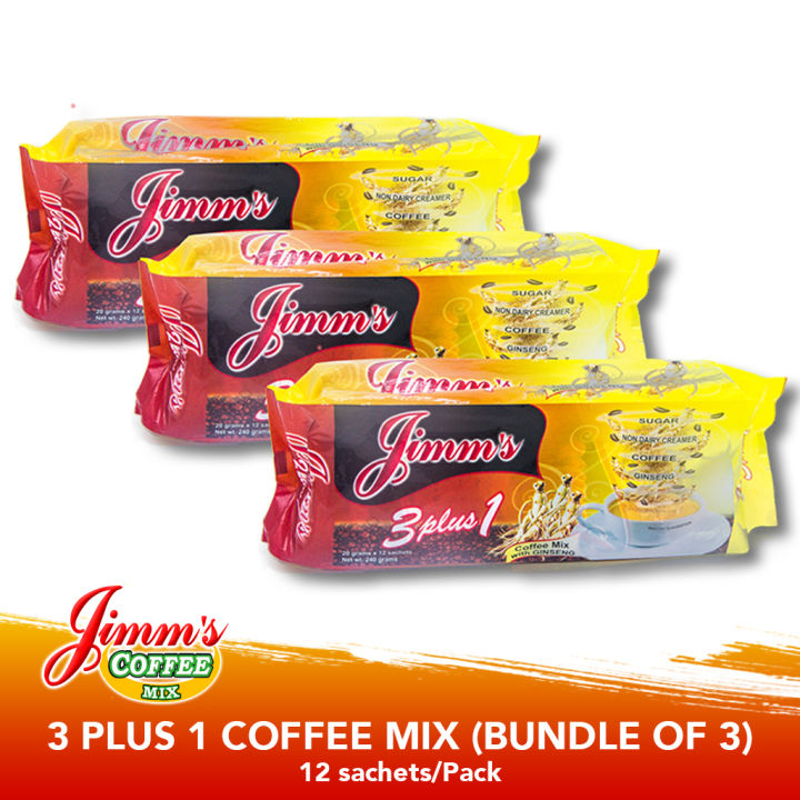 Jimm's Coffee Mix 3 Plus 1 Coffee (Bundle of 3) Lazada PH