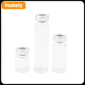 【2-3 days delivery】 10 Pack 5 10 20ml Sealed Sample Vials Transparent Glass Vials With Self Healing Injection Port