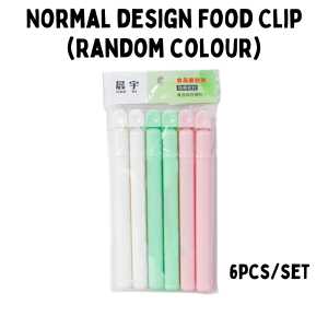 12 PCS Food Clip French Fries Food Preservation Clip Kitchen Storage Snack Food Seal Sealing Bag Clip Pengepit Makanan