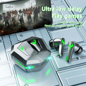 ชุดหูฟังบลูทูธสำหรับเล่นเกม N35ดีเลย์ต่ำ5.2ชุดหูฟังบลูทูธสำหรับเล่นเกมกำลังต่ำหูฟังอินเอียร์ไร้สาย