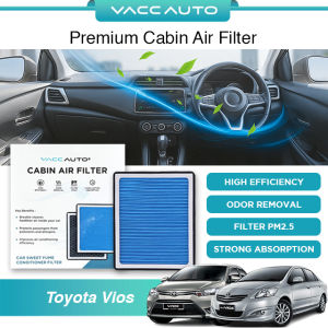 Toyota Vios NCP93/NCP150 (2007 - 2018) Cabin Aircond Filter Auto Air Conditioning Fresh Air Filter Replacement Parts VACCAUTO Accessories