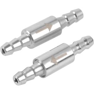 2PCS Stainless Steel Air Valves For Aquarium Tubing CO2 Regulators High Pressure Check Valves Carbon Dioxide Diffuser