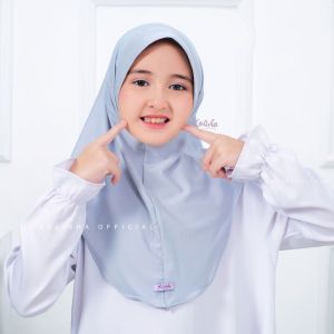 Kerudung Anak Sekolah SD Anak Perempuan Alika Umur 4 - 9 Tahun By Kalishaofficial