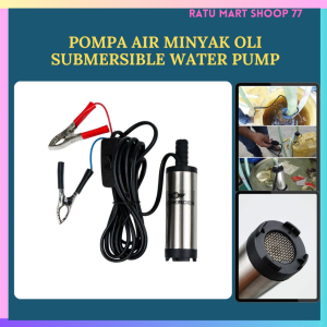 READY OTOHEROES Pompa Air Minyak Oli Submersible Water Pump 12 V - Pompa Minyak Bensin Sedot Air Dan Minyak Mesin Pompa Air Minyak Solar Alat Pompa Minyak Goreng