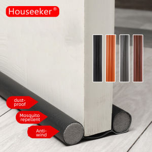 Houseeker Double Side Door Bottom Seal Strip Flexible Wind Noise Reduction Stopper Under Door Sealing Blocker Guard Sealer Prevent Insects Door Weatherstrip