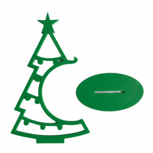 GOOD STUFF Hollow Out Christmas Tree Ornament 3D Printed with Star Tabletop Decor Adding an Atmosphere Lightweight Christmas Tree Home