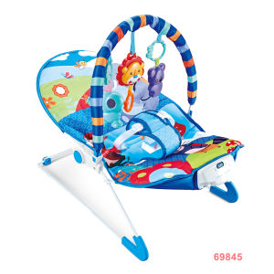 Premium Baby Rocker Bouncer Toddler with Music & Vibration Mode Baby Rocking Swing  Chair with Safety Belt