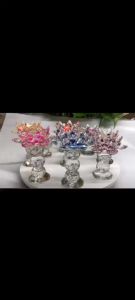 最新款 水晶蓮花燈 酥油燈座 風水佛教用品 蓮花燭臺 蠟燭燈座 蓮花燈座 長明燭臺 供奉佛具 工藝品擺件Yang terbaru Crystal Lotus Lantern Ghee Lantern Feng Shui Buddhist Membekalkan Lotus Candle Lamp Pemegang Lampu Lotus Pemegang Lampu Long Ming Pemegang Lilin Yang Menawarkan Alat Buddha Paparan Kraftanga