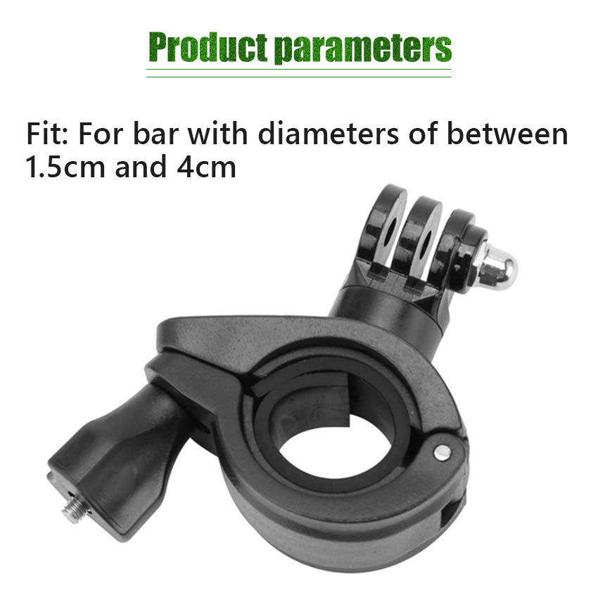 Bracket for 9 10 11 DJI SJCAM Insta360 Action Camera Accessories 360 Degree Rotation Bike Bicycle Motorcycle Handlebar Handle Bar Mount Holder For Gopro Hero 8 7 6 5. 