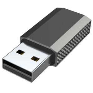 Small USB to TRRS Auxiliary Port Adapters External Sound Replacement Plastic Texture Suitable for Laptop