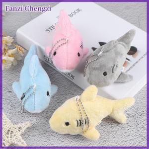 Fanzi 12ซม. พวงกุญแจตุ๊กตาฉลามยัดไส้ของเล่นจี้ขนาดเล็กของเล่นตุ๊กตา