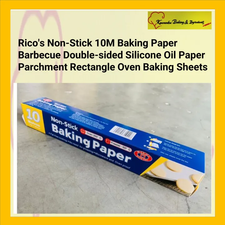 Rico's Non-Stick 10M Baking Paper Barbecue Double-sided Silicone Oil ...
