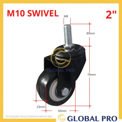 Caster Wheel Heavy Duty Chair Wheel Castor Wheel Heavy Duty Rak Besi Roda Swivel Wheel Trolley Furniture Roda Perabut