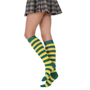 Colorful Striped Knee High Socks High Stripe Knee Colored Tube Socks Women Long Striped Tube Sock Soft & Comfortable
