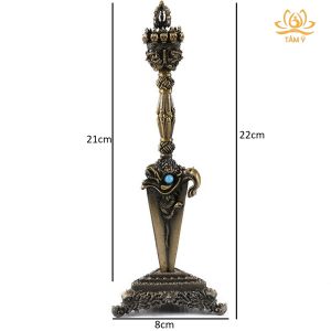 Chày Kim Cang Phurba Pháp Khí Mật Tông- Mật Tông Tâm Ý