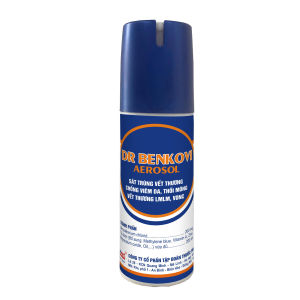 DR-BENKOVI AEROSOL (200 ml)-Chai xit sát trùng vết thương chống viêm da thối móng