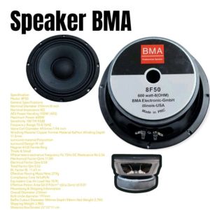 Speaker BMA 8f50 8 Inch Speaker Bma 8F50
