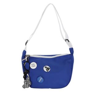 กระเป๋าสำหรับผู้หญิง กระเป๋าสะพายข้าง แฟชั่นและการพักผ่อนJJ711ไม่มีพวงกุญแจแถม มีเข็มกลัดให้ฟรี4ชิ้น