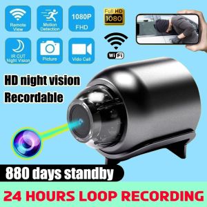 X5 small CCTV camera 1080P HD Webcam Wifi Mini IP Camera Night Vision Wireless Surveillance Lightweight Portable connect cellphone mini CCTV camera