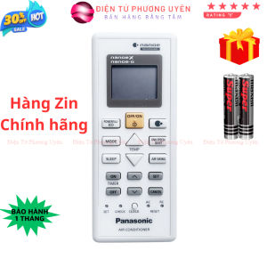 Điều khiển điều hòa Panasonic Mã 15 Hàng Zin remote máy lạnh Panasonic Nanoe - Tặng kèm pin - Điện Tử Phương Uyên